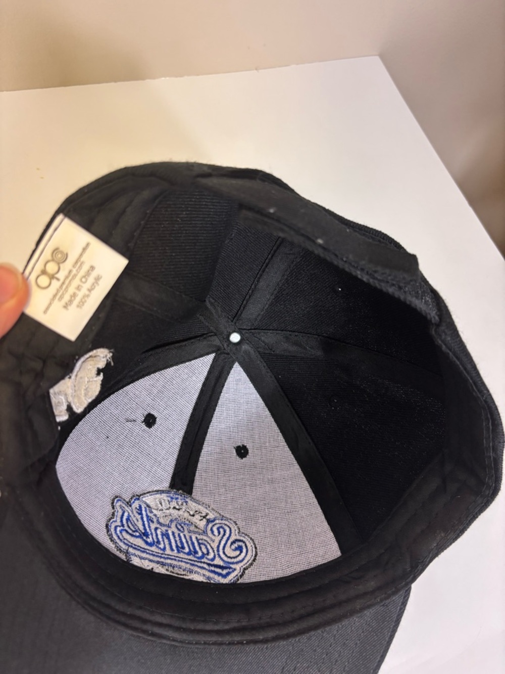 St. Paul Saints Baseball Black Baseball Cap with Blue Logo - Picture 5 of 5